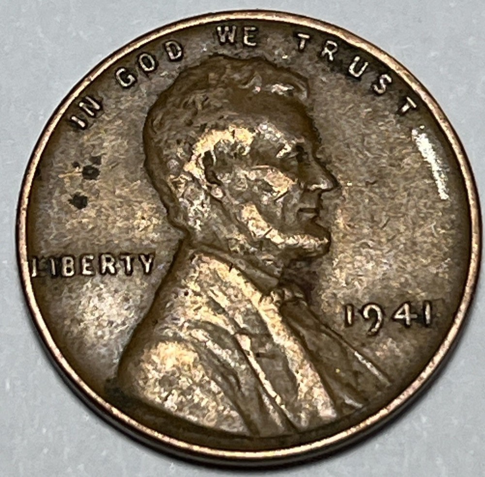 1941 Penny Error Slight Rotation Error