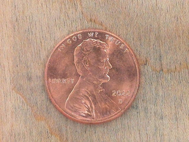 2022 D Lincoln Shield Cent Actual Coin # 2