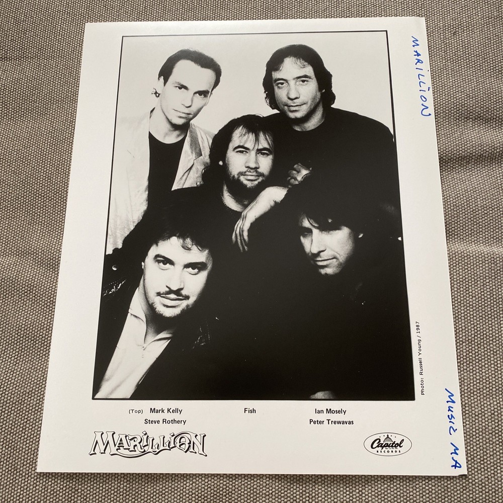 Marillion Press Photo 8x10”. See Description.