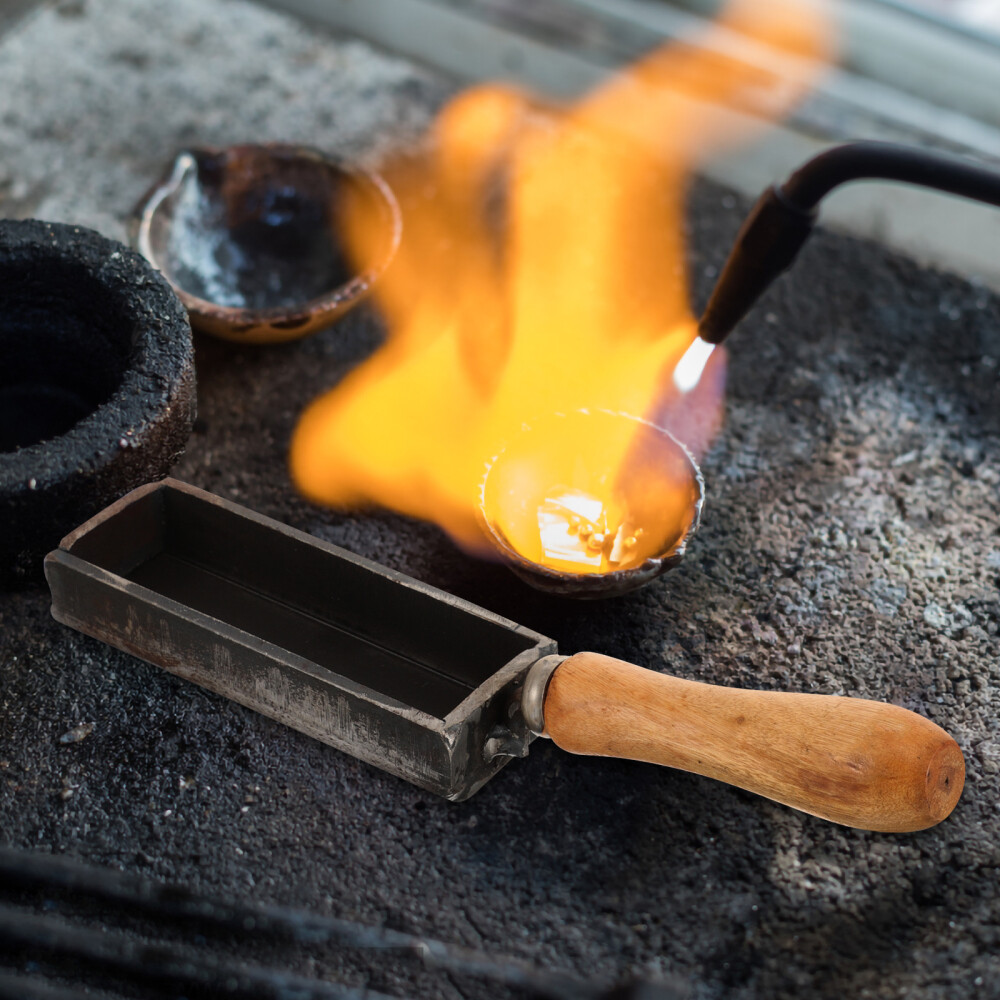 Casting Ingot Molds Refining Scrap Graphite Gold Tool Silver