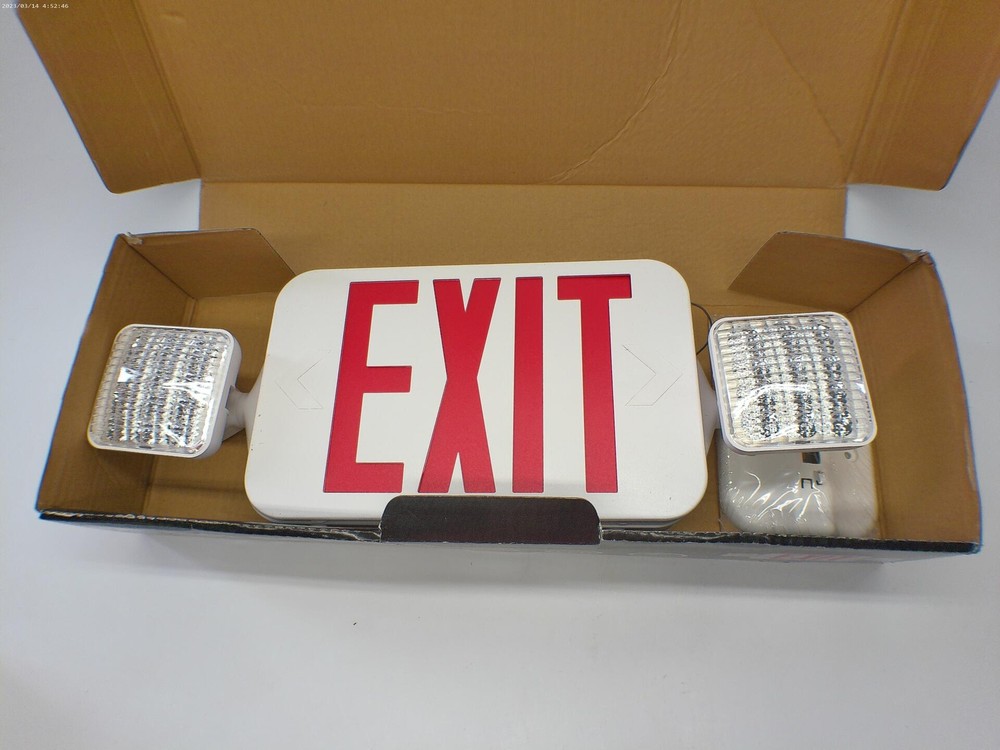 HUBBELL COMPASS CCRHOSQ LED EXIT SIGNS NSMP
