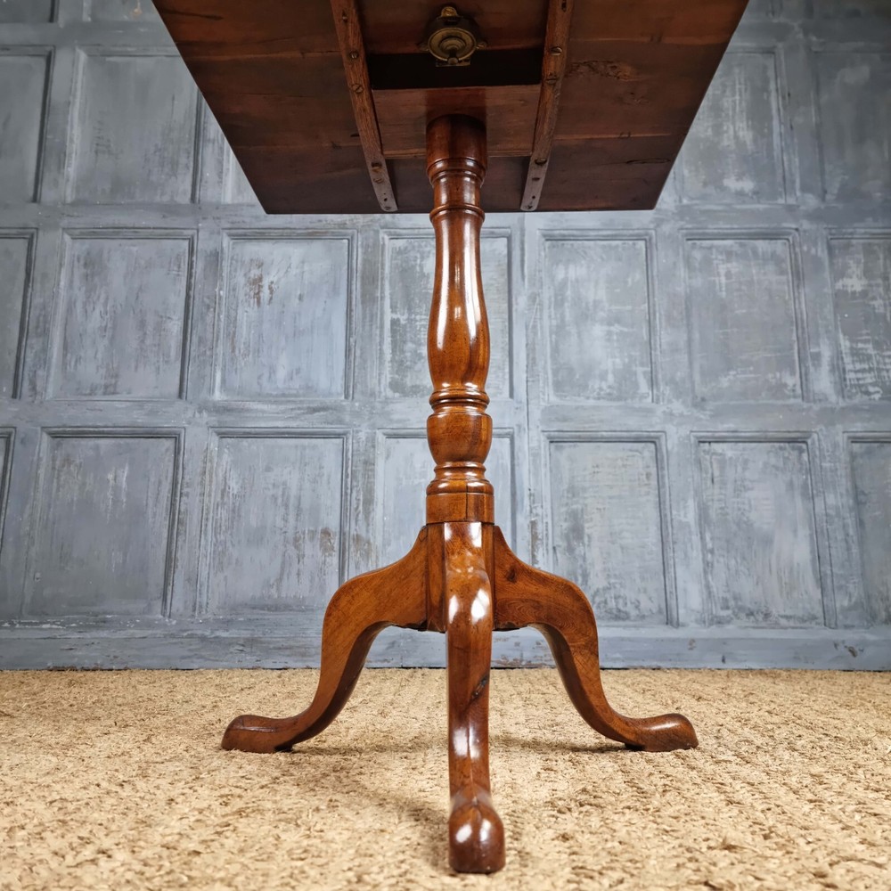 An 18th Century Fruit Wood Wine Table.