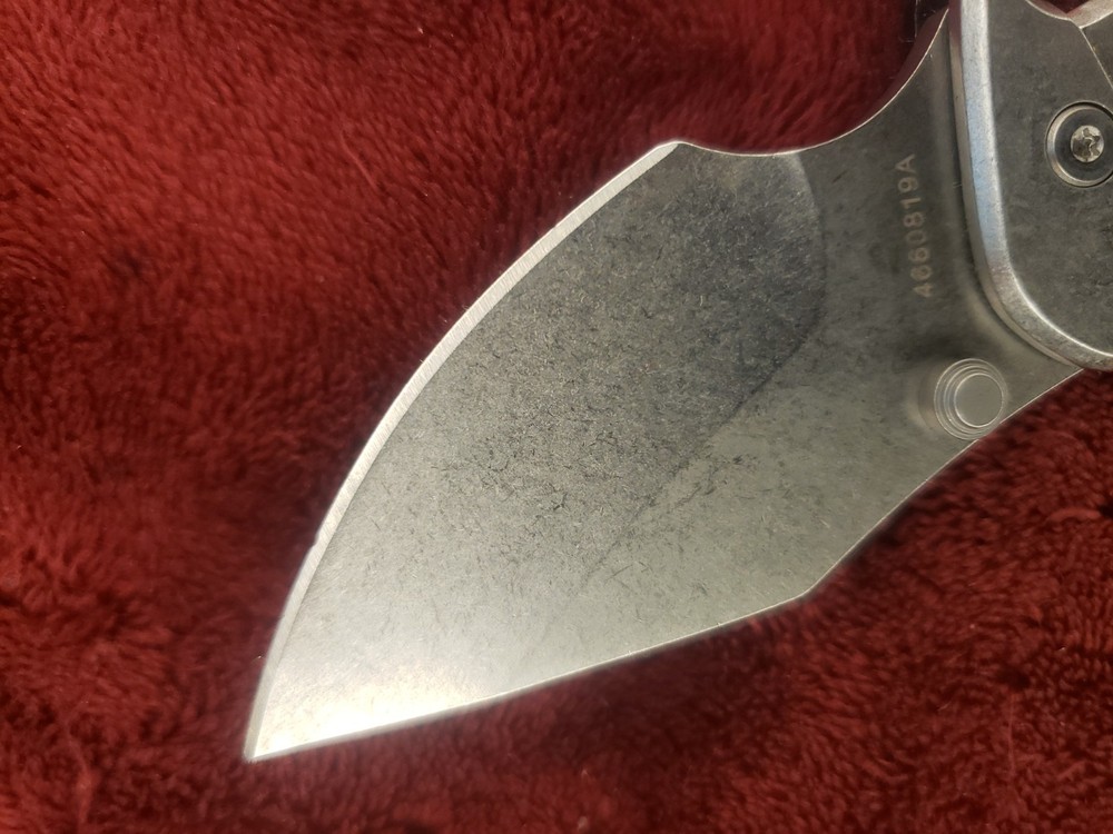 Gerber Kettlebell Pocket Knife Frame Lock Plain Edge Blade kettlebell
