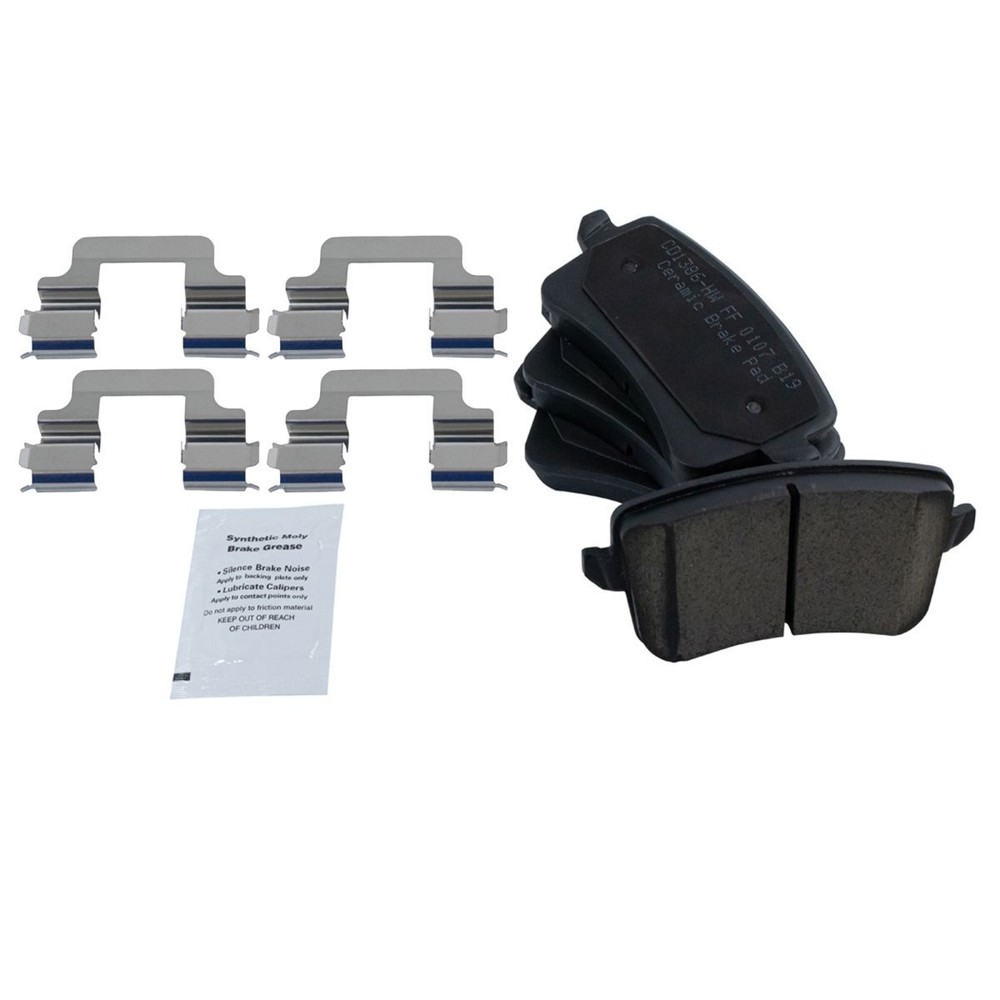 Front & Rear Performance Drilled Slotted Rotor & Posi Ceramic Brake Pad Kit