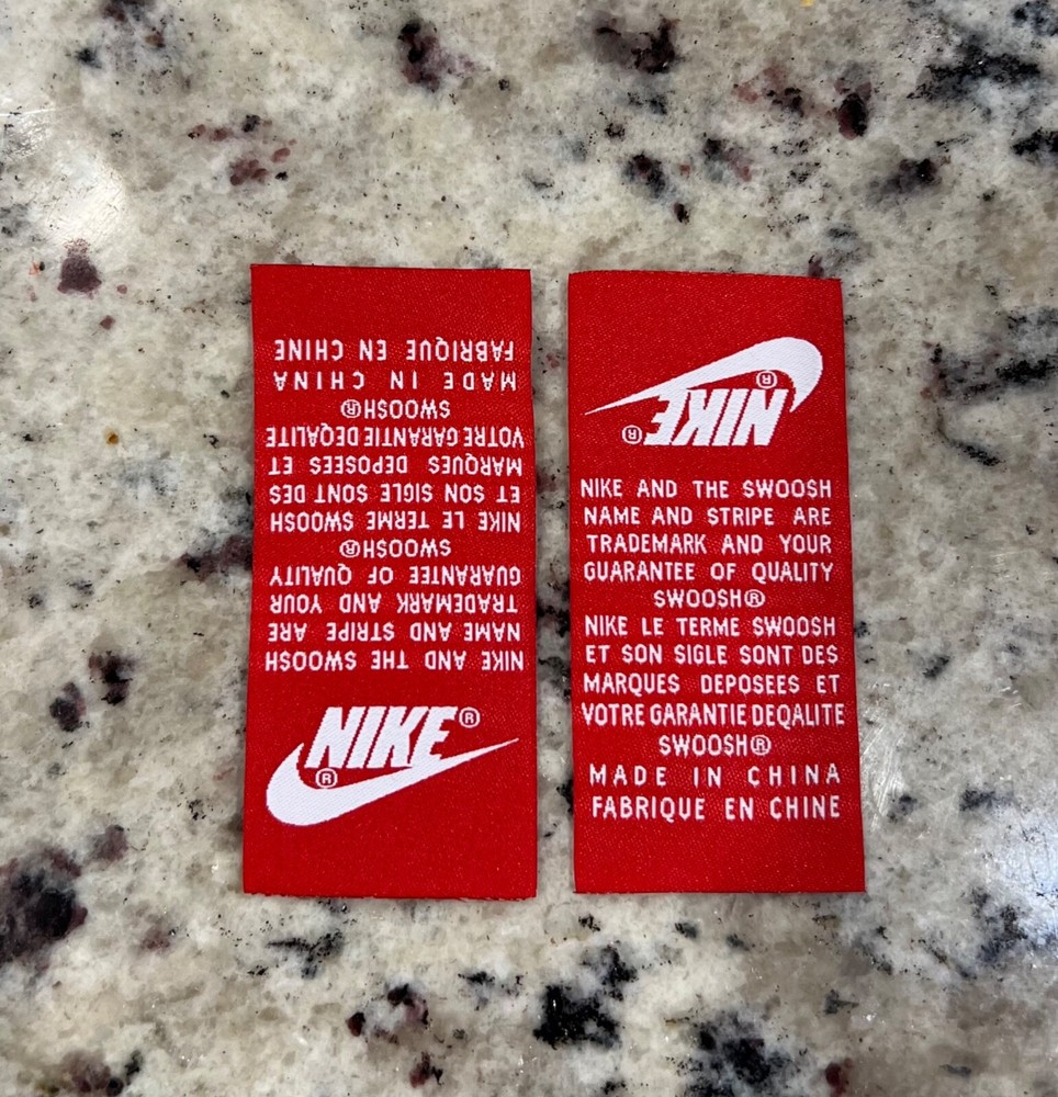 Replacement Nike/Jordan 1 Tongue Tags