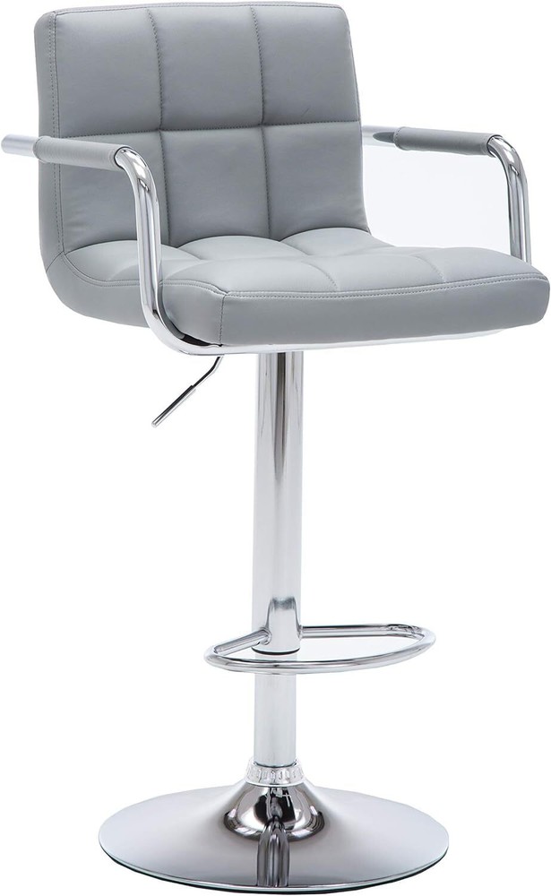AC Pacific ACBS15-GRAY ACBS15 Bar Stool, Gray