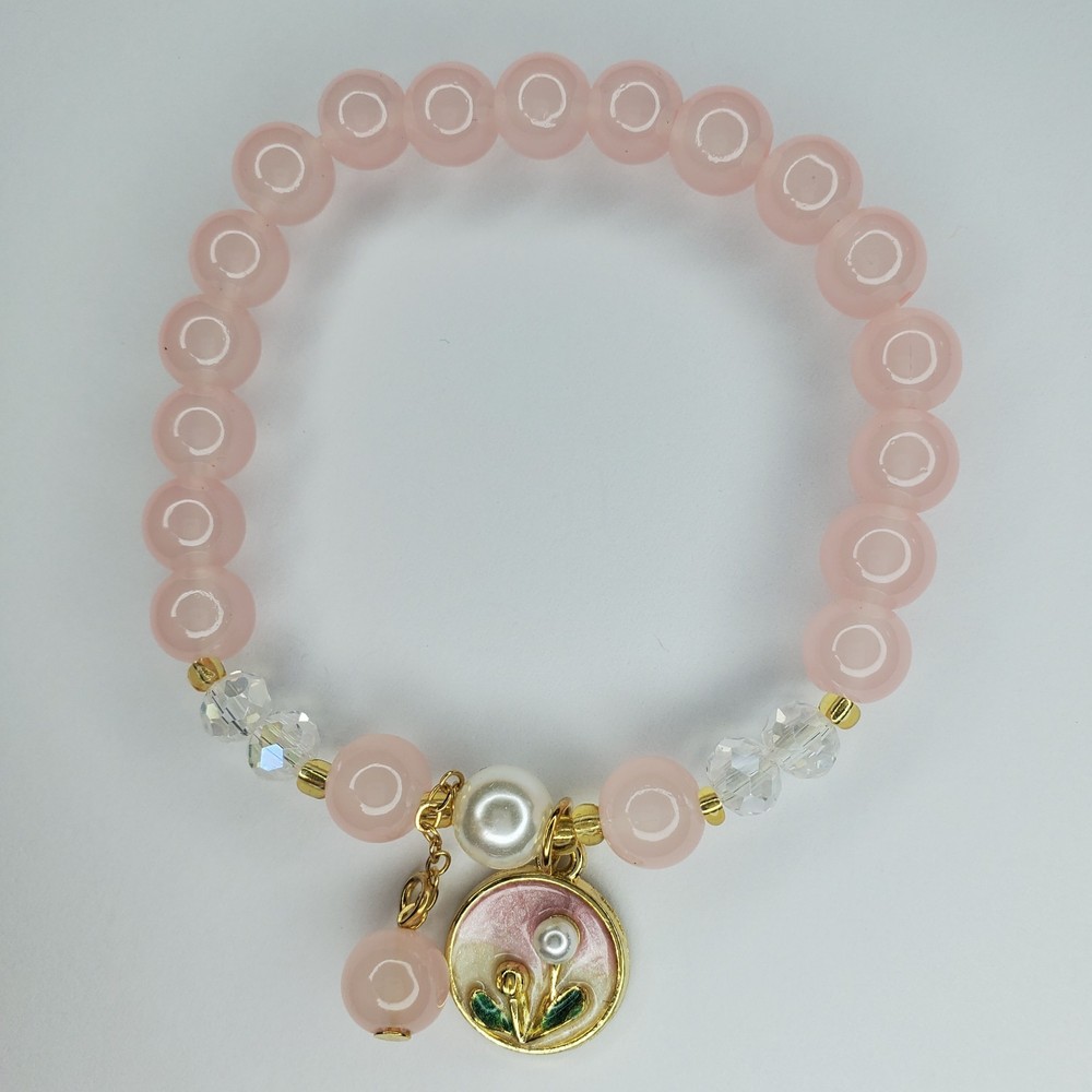 Hand crafted artisan unique gemstone bracelet