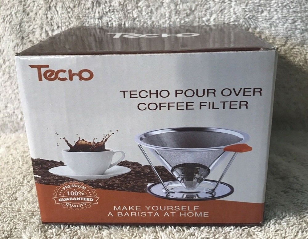 Techo Pour Over Coffee Dripper  Stainless Steel