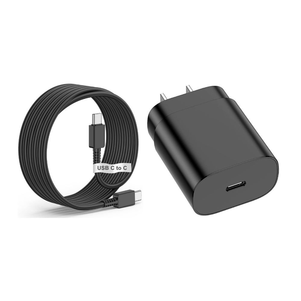 25W Dual PD Type C Cable Super Fast Wall Charger USB C Block For Samsung Android