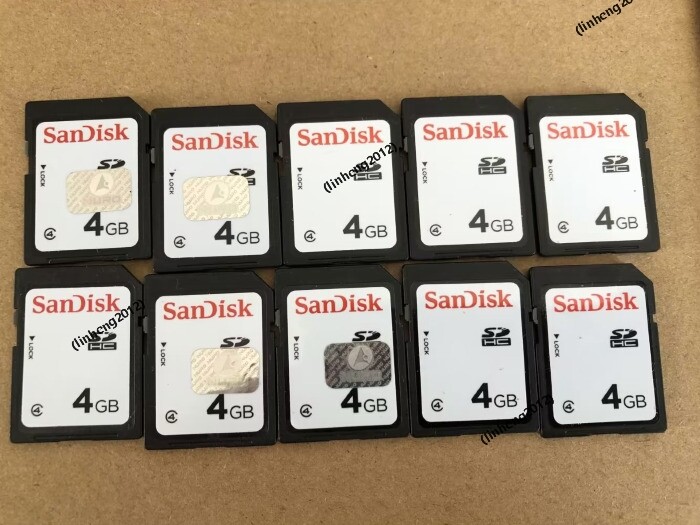 10PCS SANDISK 4GB SD CARD