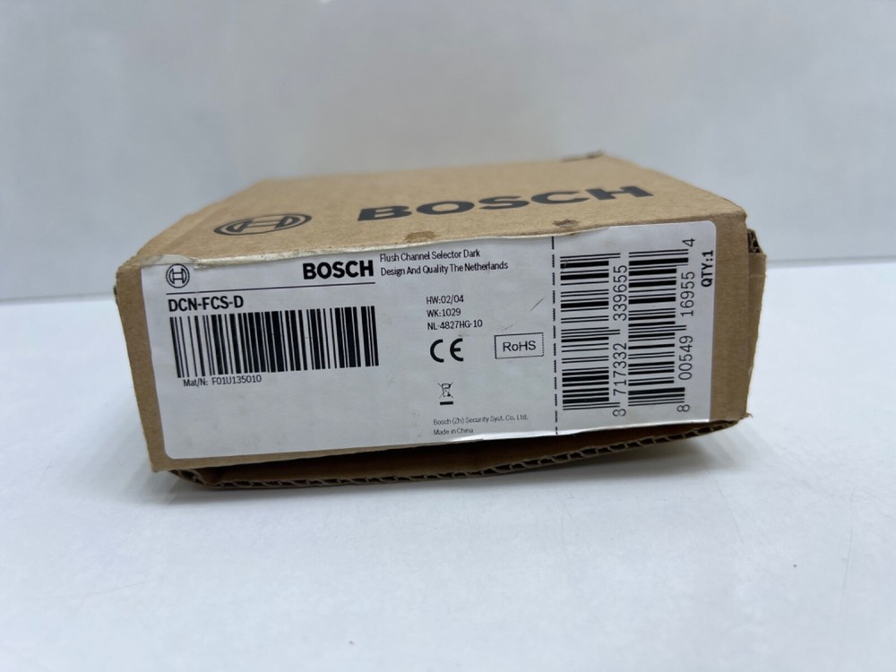 Bosch DCN-FCS-D , Flush Channel Selector, Dark