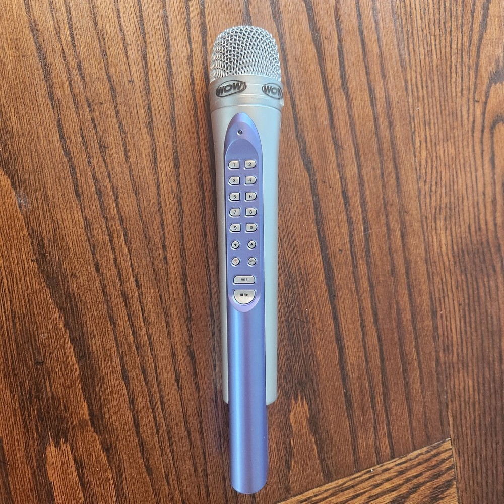 Magic Sing EX190 Wireless Karaoke Microphone only MISSING PART Remote for Duets