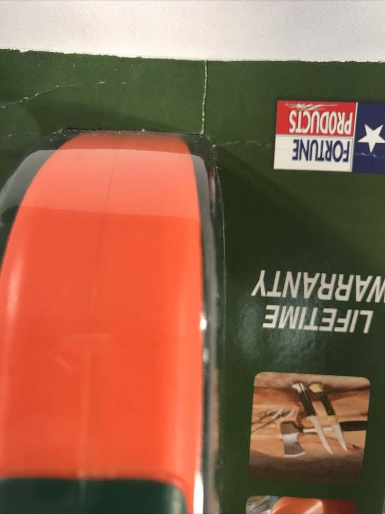 AccuSharp Pull-Through Knife Sharpener, Fine & Coarse, Orange/Green #039C