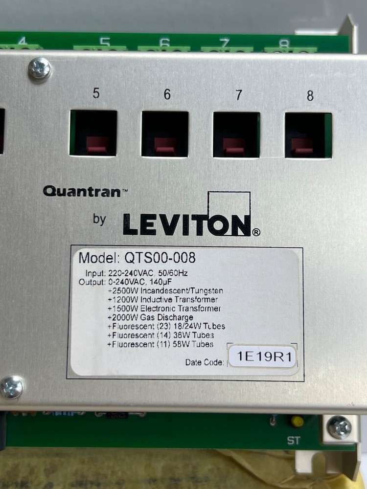 LEVITON QTS00-008 LIGHTING CONTROL MODULE