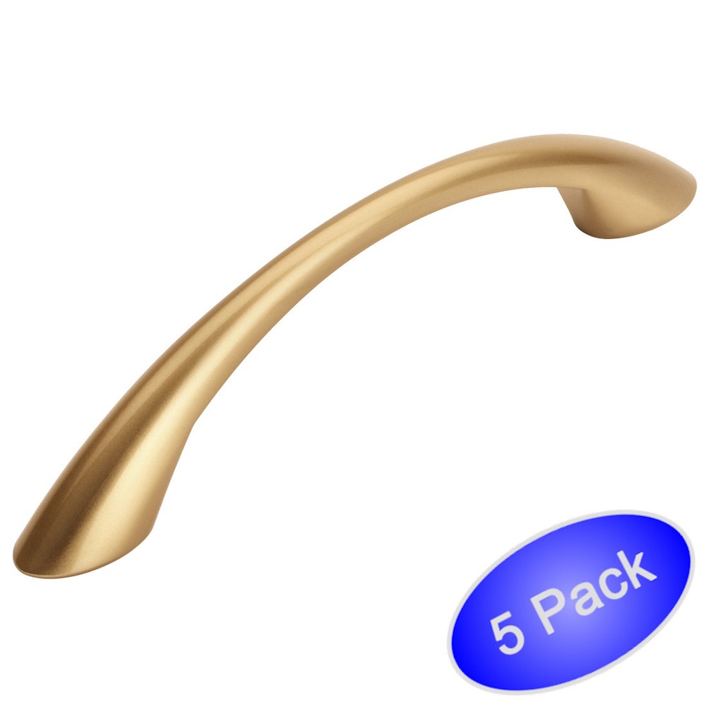 *5 Pack* Cosmas Cabinet Hardware Gold Champagne Handle Pulls #4003GC
