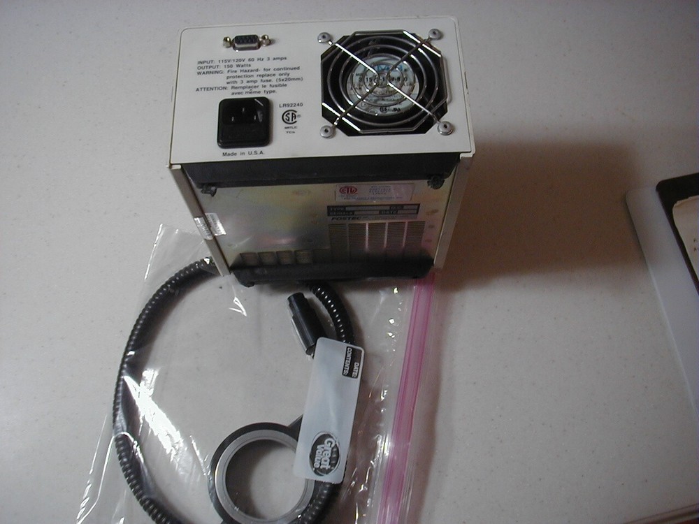 FOSTEC Fiber Optic Microscope Ring illuminator, Nice shape, READ