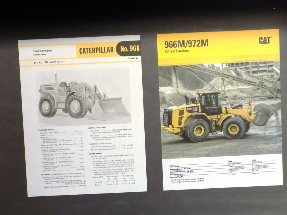 DIECAST MASTERS 1/50 SCALE CATERPILLAR 966A 966M WHEEL LOADER 1960-63 85558