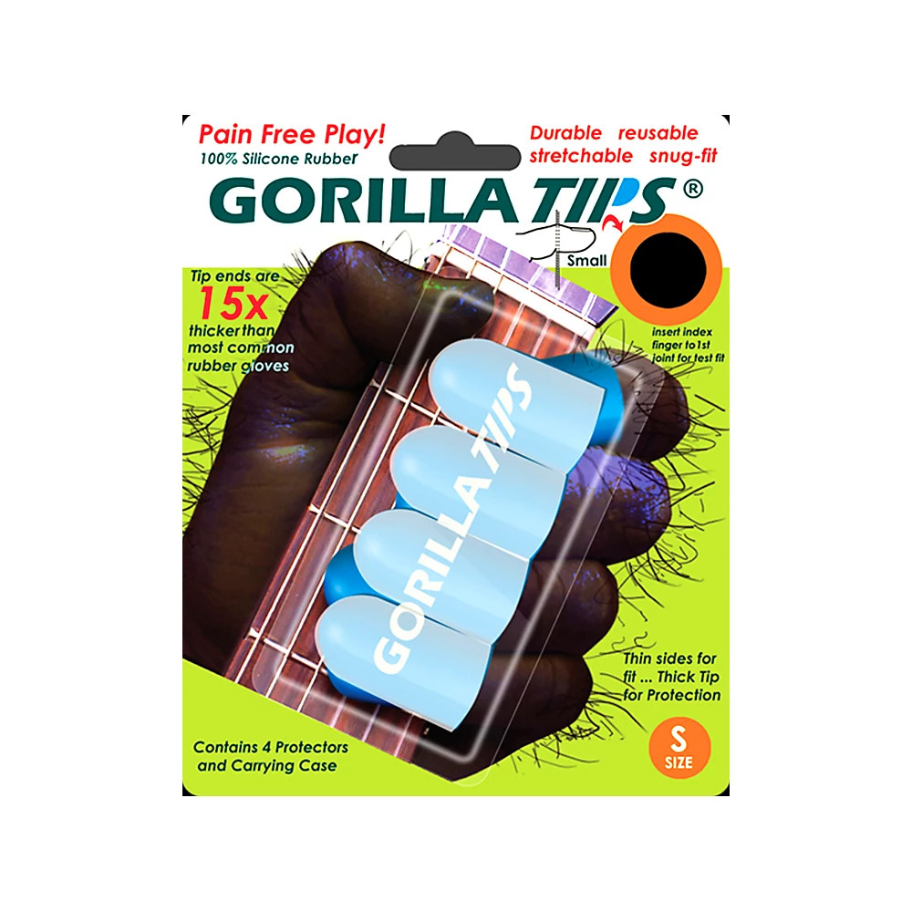 Gorilla Tips Fingertip Protectors Clear Small
