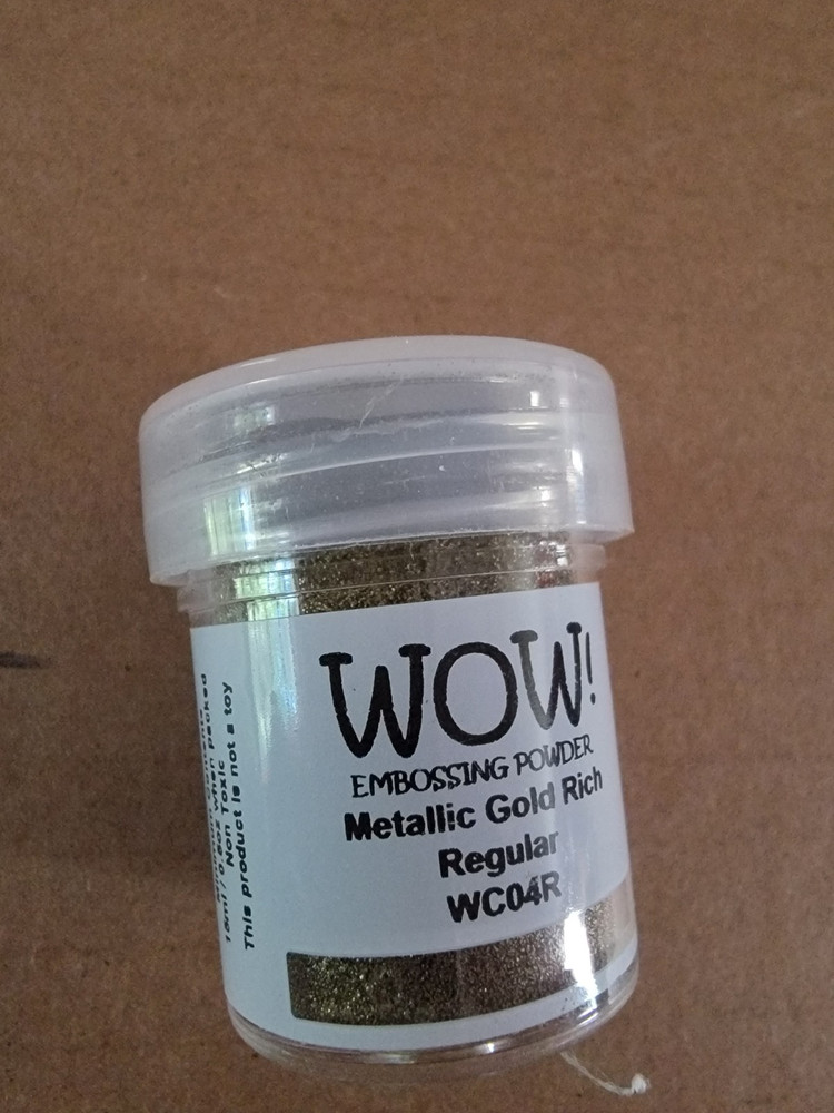 WOW! Embossing Powder 15ml Metallic Gold Rich regular