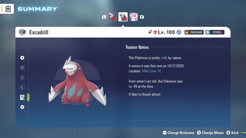 Excadrill Shiny Alpha 6IVs Battle Ready - Legends ZA