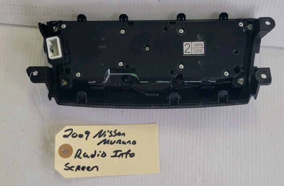 2009 MURANO SCREEN INFO SWITCH PANEL