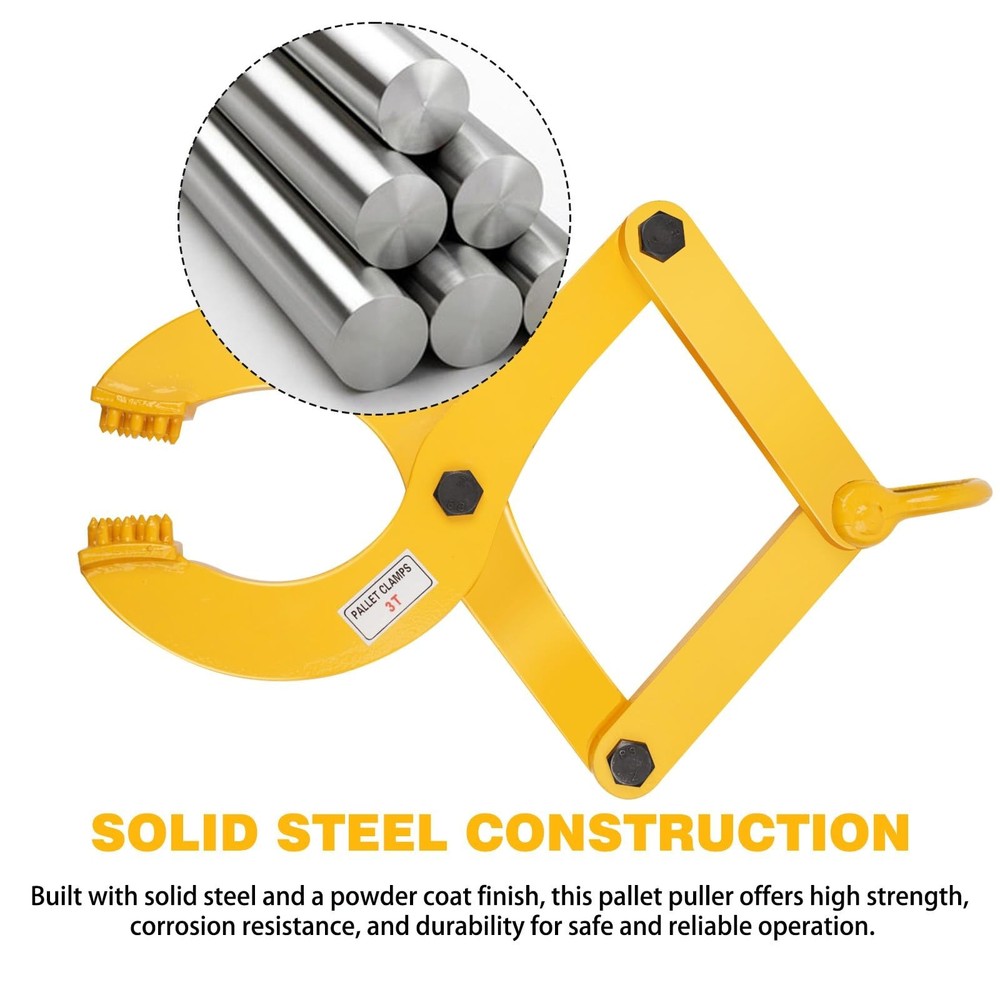 Pallet Puller,3T/6600 LBS Capacity Pallet Jack Puller,Heavy Duty Single Sciss...