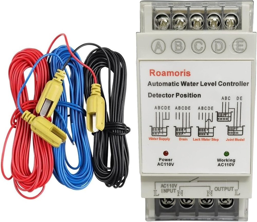 Automatic Water Level Controller,Liquid Level Sensor ,Auto 110V Pump Float Switc