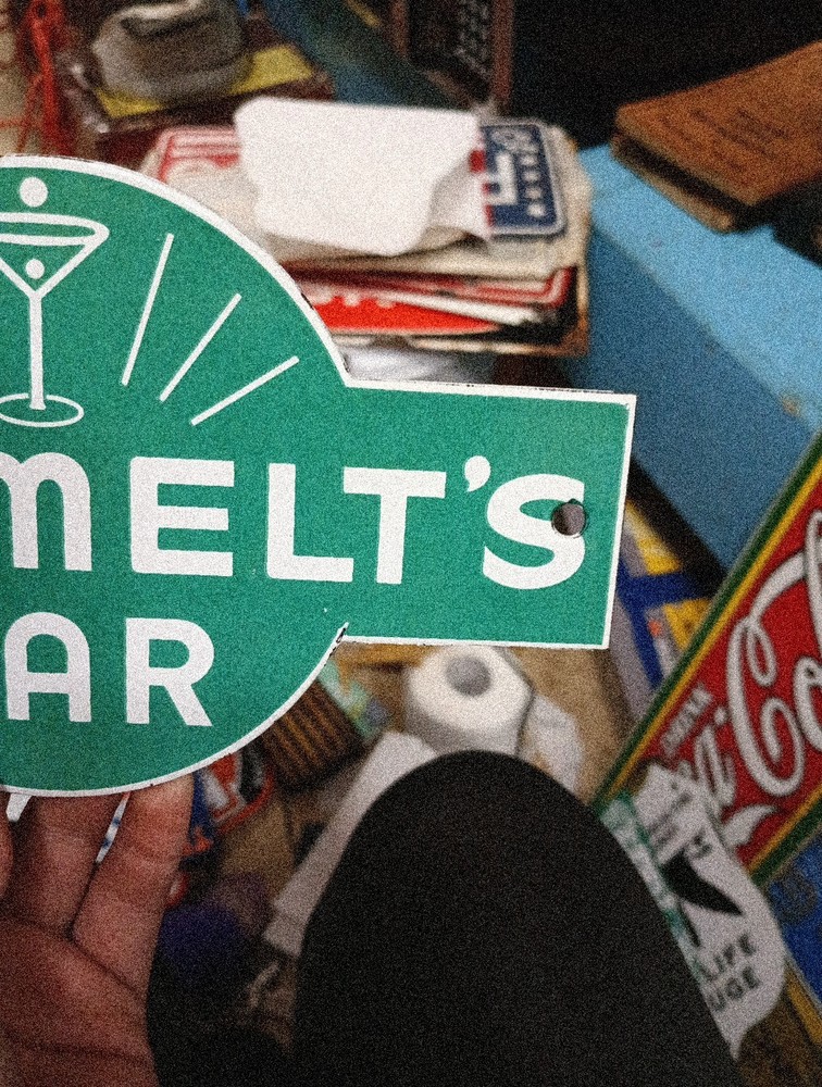 Porcelain Rammelts Bar Sign
