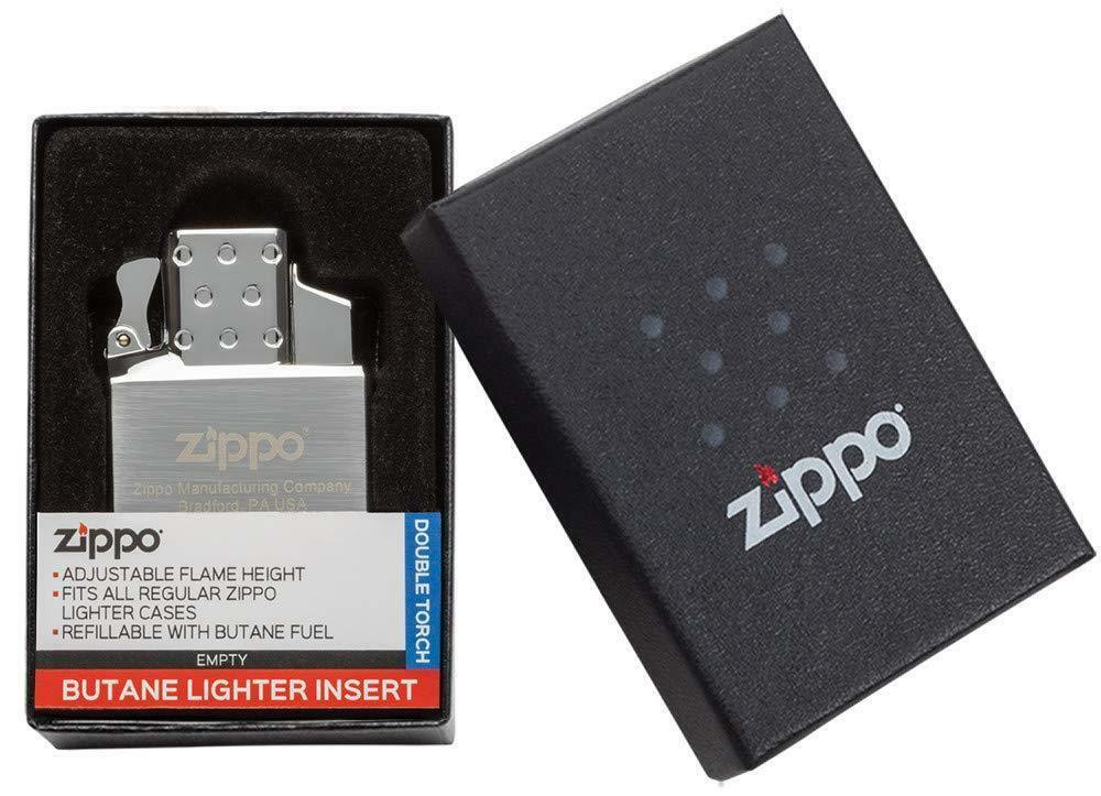 ZIPPO Adjustable Butane Double Torch Insert W/ Push-button Piezo Ignition 65827