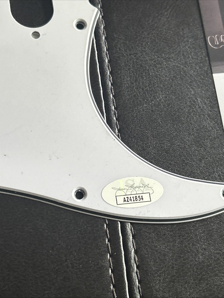 SINGER AIMEE MANN SIGNED GUITAR PICK GUARD JSA CERTIFICATION