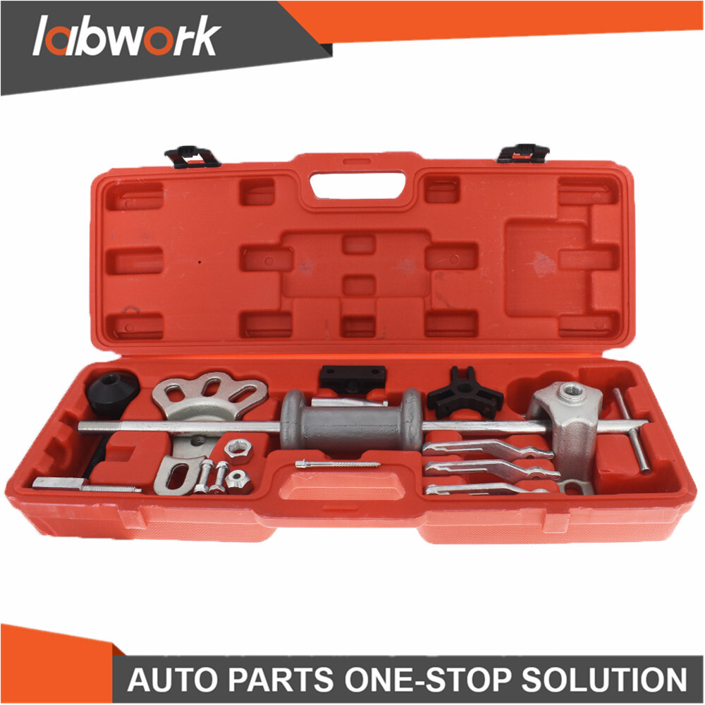 Labwork 17 Slide Hammer Dent Puller Tool Kit Wrench Adapter Axle Bearing Hub