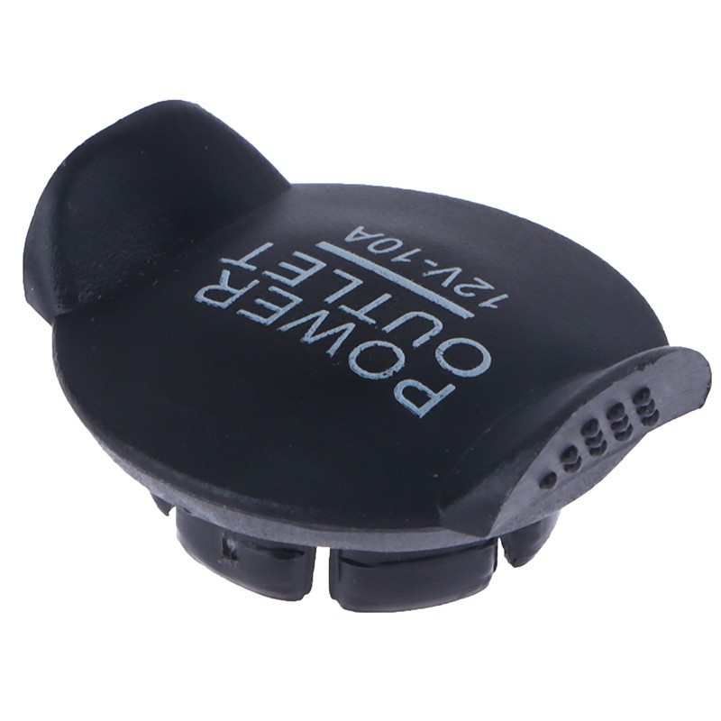 Universal 12V Auto Car Power Outlet Socket Plug Lighter Cigarette Cover Black