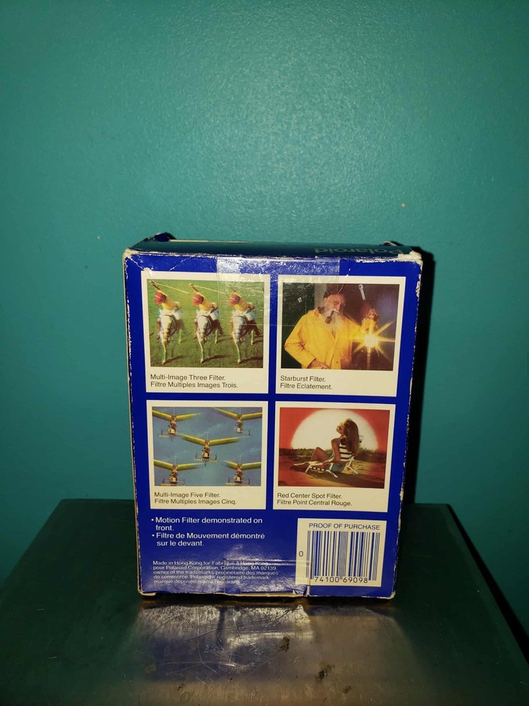 Polaroid Spectra System Special Effects Filters Set w/ Case & Box