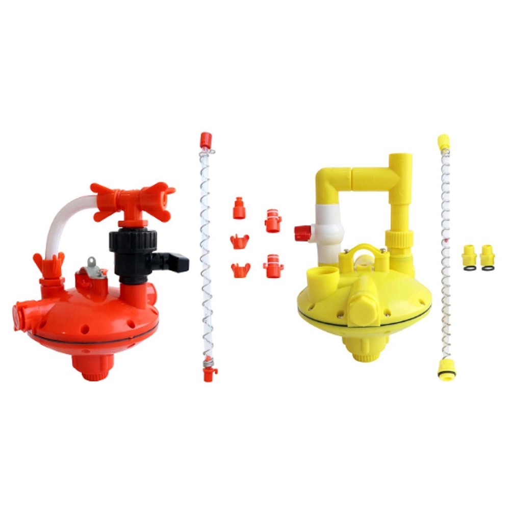 Automatic Drinker Water Line Regulator Chicken Drinking Easy Use System Farm