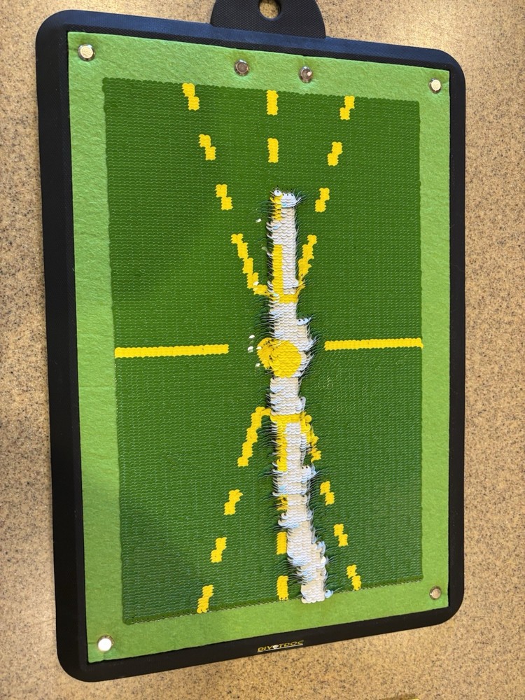 NEW IN BOX Golf DIVOTDOC Swing Training Mat, Hitting Mat with Path Feedback NEW