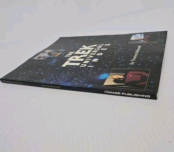 The Trek Universal Index Book Star Trek 1994 Thomas Maxwell Reference Book