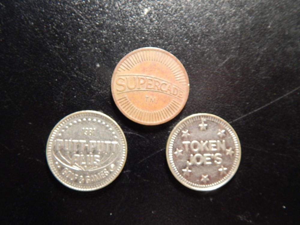THREE GAME TOKENS! ZZ763XTX