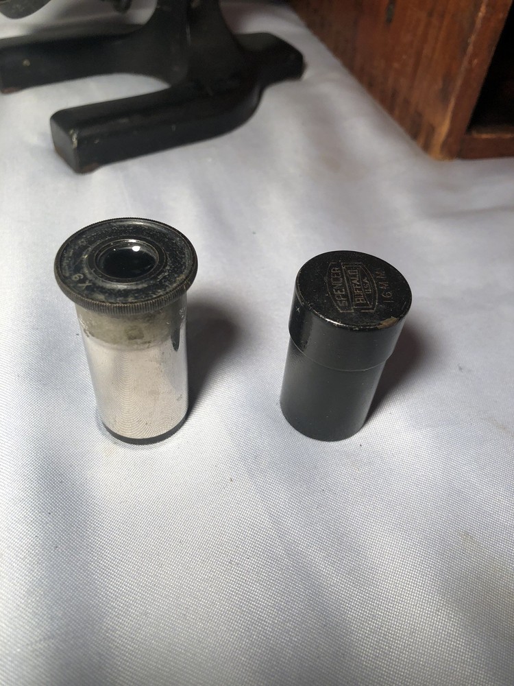 Vintage Spencer Buffalo Microscope With Case