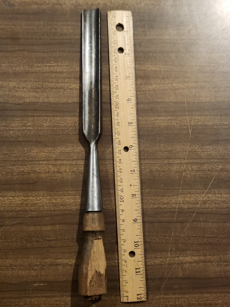 VINTAGE SOCKET  3/4" WIDE GOUGE CHISEL TOOL NO NAME