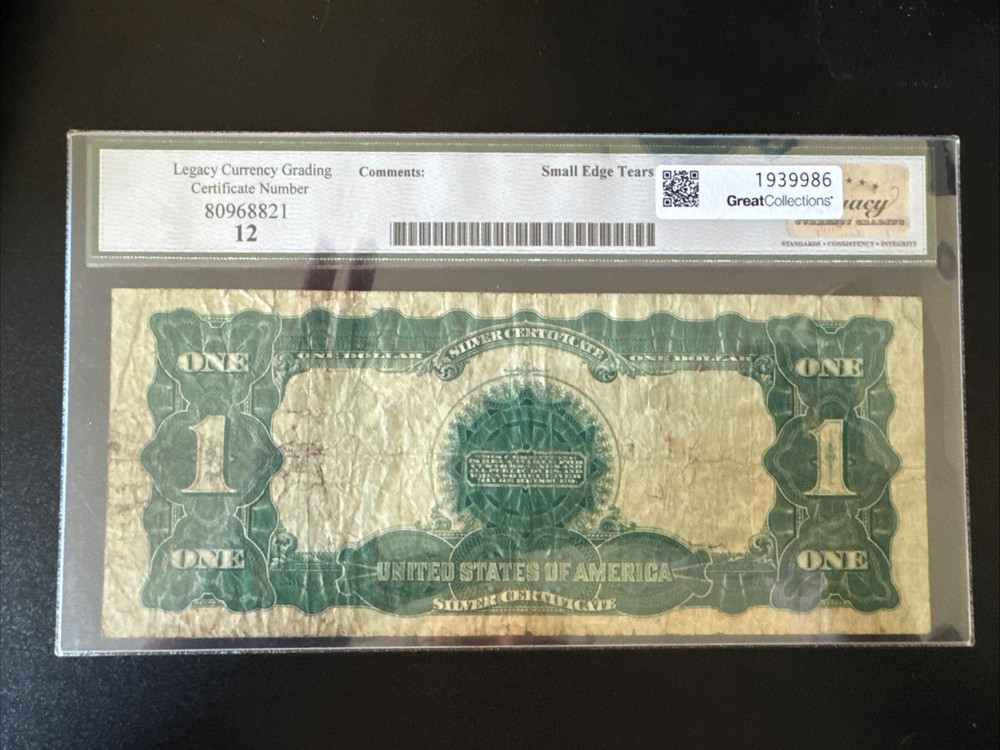 Fr.233 1899 $1 One Dollar Silver Certificate "BLACK EAGLE", Fine 12