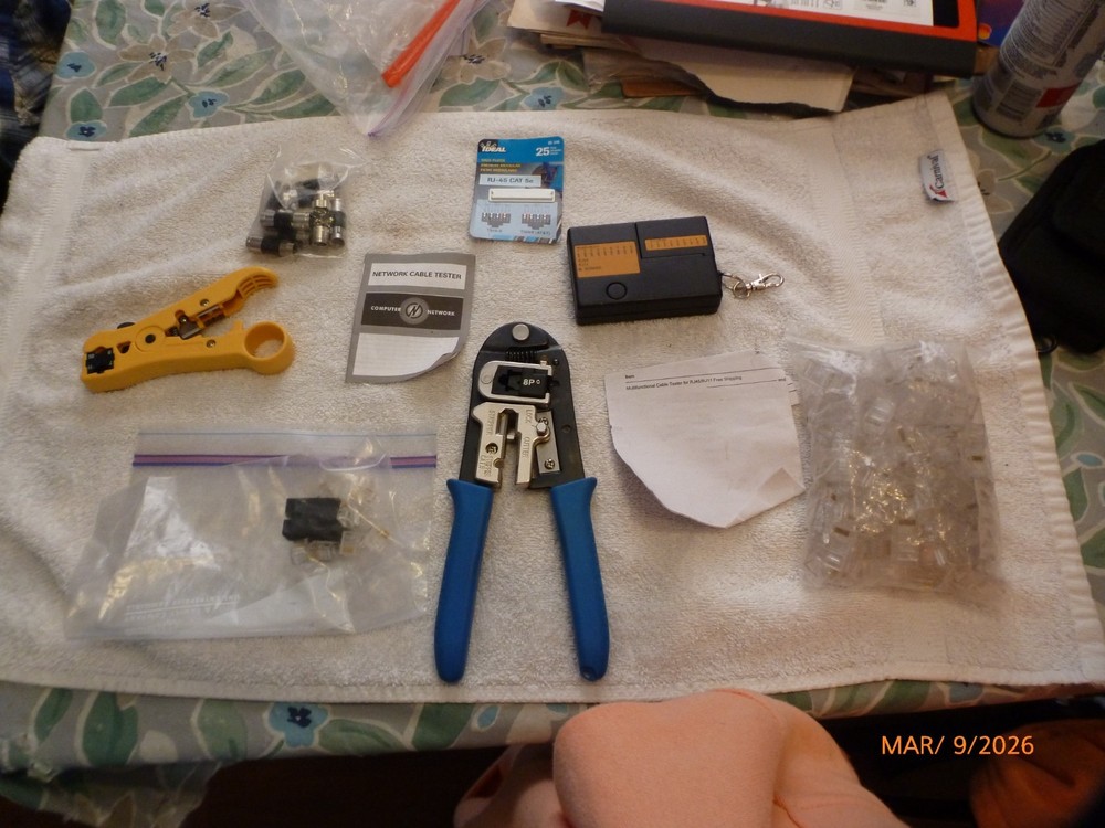 Multifunctional Network Cable Tester, Crimpers & More Look