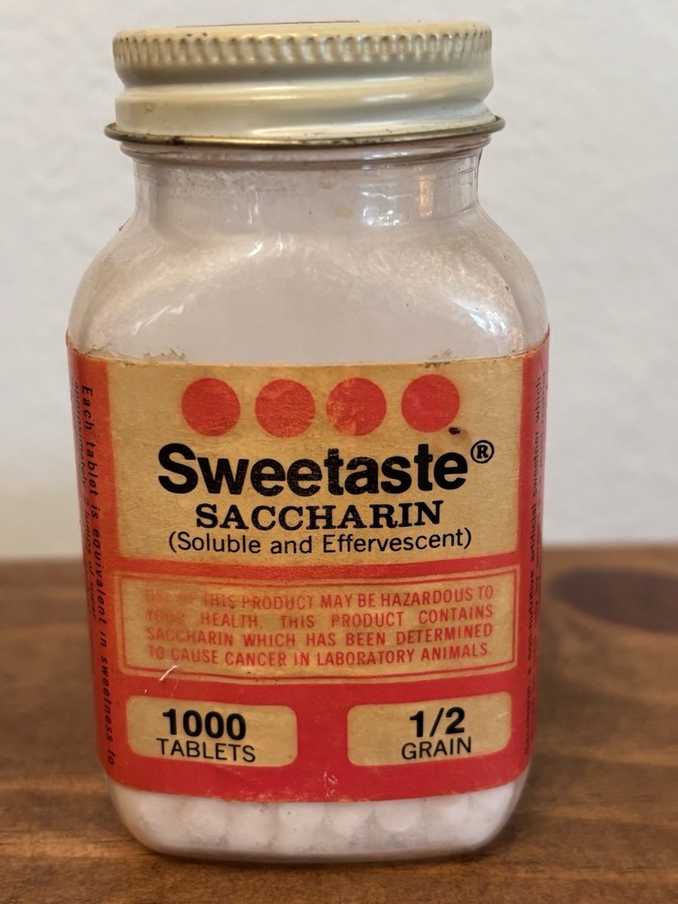 Vintage Sweetaste Saccharin Tablets 1/4 Full