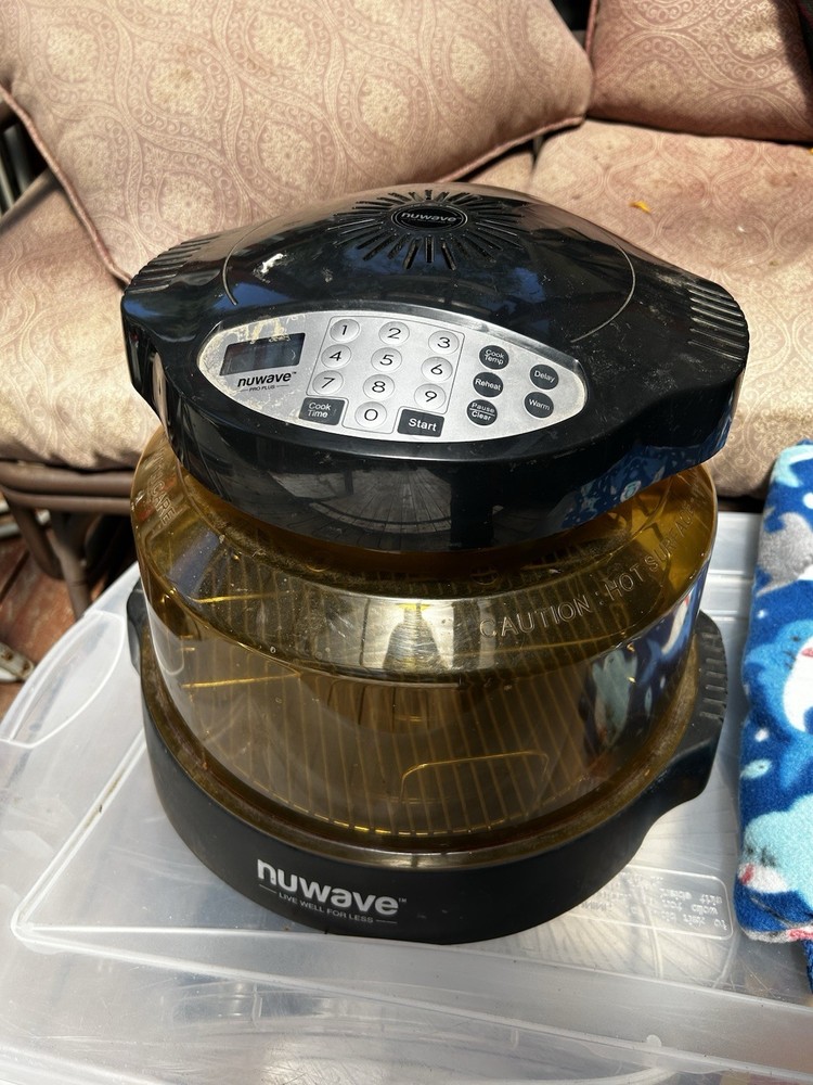 NuWave Pro Plus Infrared Oven Black Digital Timer Temperature Control