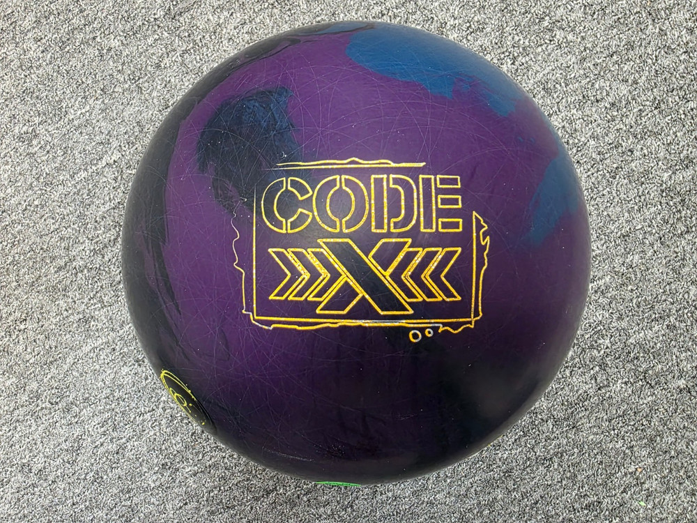 15 lbs USED Storm CODE X bowling ball