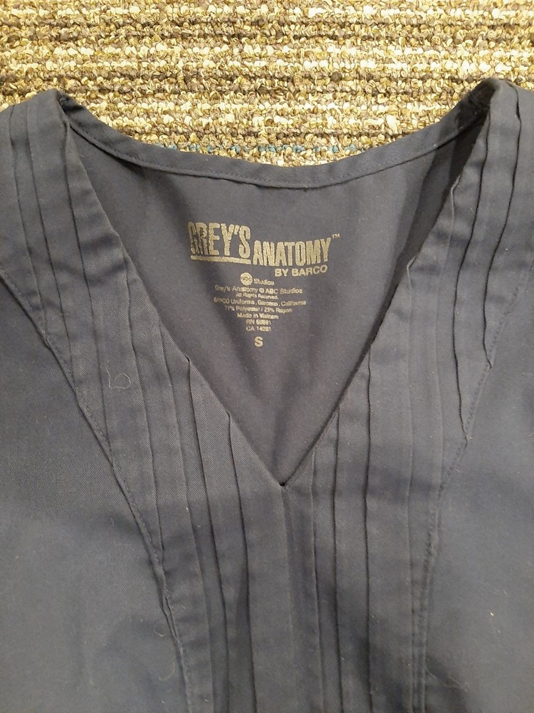 Greys Anatomy Scrub Set Pants And Shirt Small