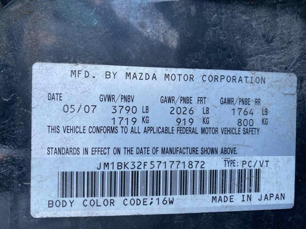 Used Front Right Steering Knuckle fits: 2007 Mazda 3 w/o ABS Front Right Grade A