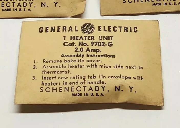 GE 9702-G HEATER UNIT (NIB)