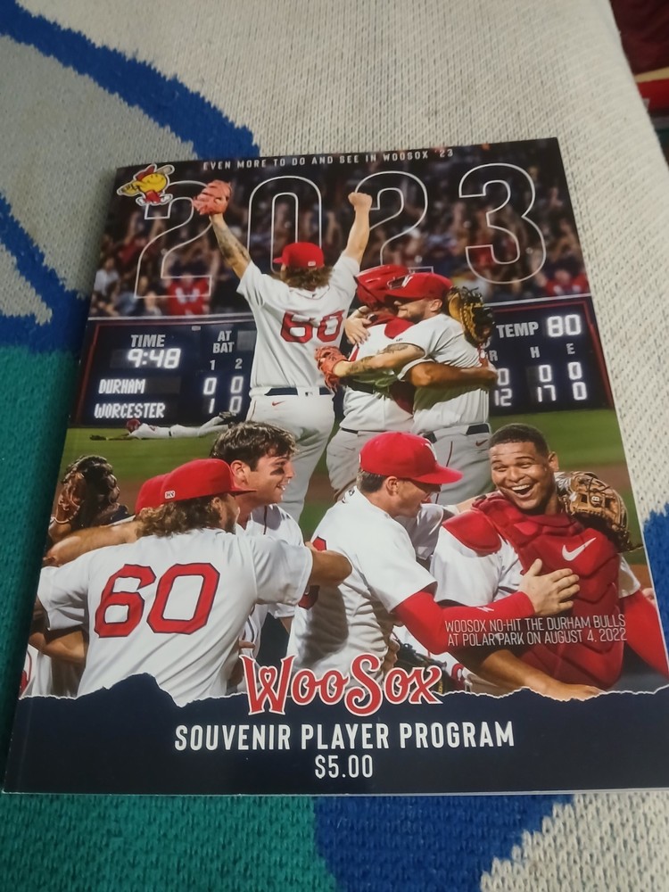 2023 WORCESTER RED Sox Souvenir Program & YEARBOOK