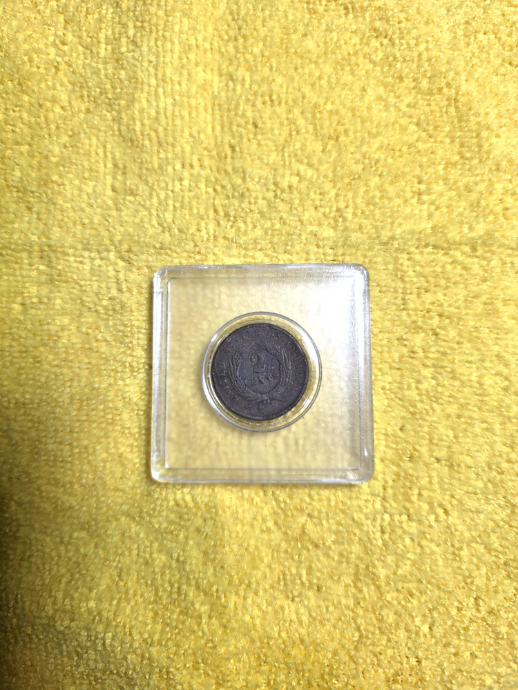 1870 2 CENT PIECE GOOD CONDITION DISPLAYS NICELY
