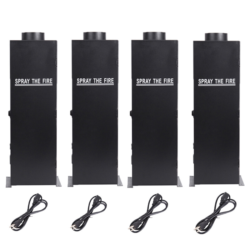 4Pack 200W DMX Fire Thrower Flame Effect Projector Machine Stage Show Xmas Party